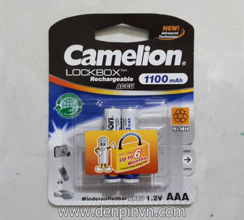 Pin sạc Camelion AAA 1100mAh 1.2V