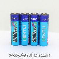 Pin sạc Kentli AA dung lượng 3000mAh 1.5V